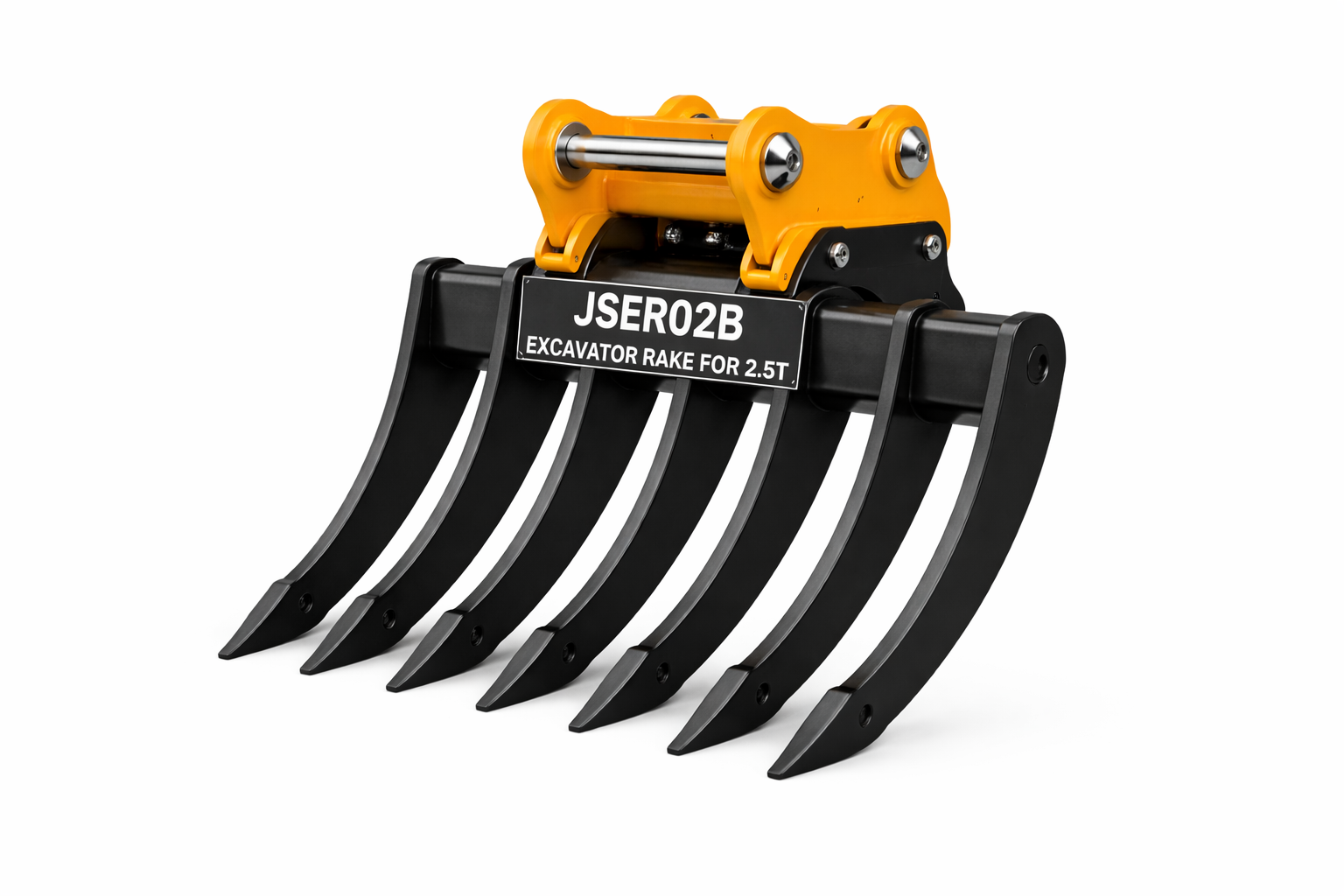Rateau excavateur type b jser02b excavator rake for 2.5t (φ35-160-190)