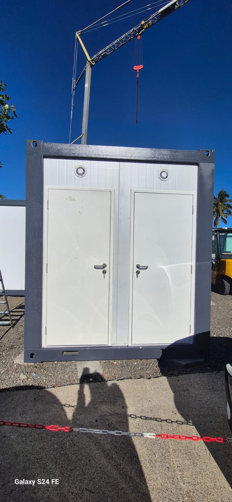 SAN02 sur site chantier — vue extérieure